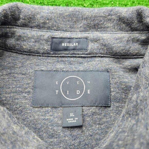 Even Tide Shirt Mens XL Gray Long Sleeve‎ Button Up Regular Fit Outdoors Casual - Picture 6 of 8